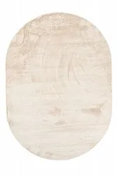 Ovalt ryeteppe - Aranga Super Soft Fur (beige)