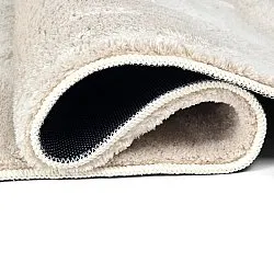 Ovalt ryeteppe - Aranga Super Soft Fur (beige)