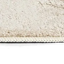 Ovalt ryeteppe - Aranga Super Soft Fur (beige)
