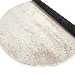 Ovalt ryeteppe - Aranga Super Soft Fur (beige)