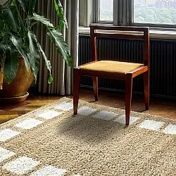 Ryetepper - Asilah (beige/hvit)