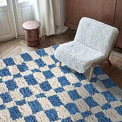 Ryetepper - Atrani Natural Cotton Shaggy (blå)