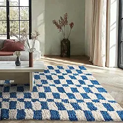 Ryetepper - Atrani Natural Cotton Shaggy (blå)