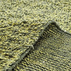 Ryetepper - Celina Natural Cotton Shaggy (grønn/gul)