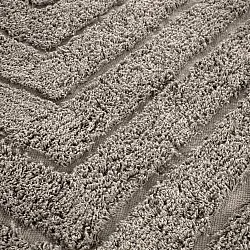 Runde tepper - Conara Natural Cotton Shaggy (taupe)