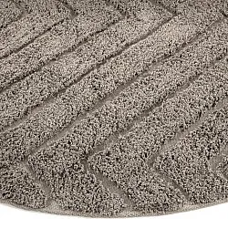 Runde tepper - Conara Natural Cotton Shaggy (taupe)