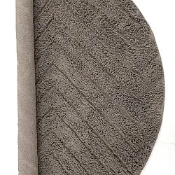 Runde tepper - Conara Natural Cotton Shaggy (taupe)