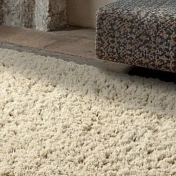 Ryetepper - Fassale Hand Woven Wool Shaggy (krem)
