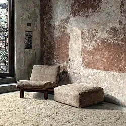 Ryetepper - Fassale Hand Woven Wool Shaggy (krem)