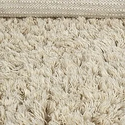 Ryetepper - Fassale Hand Woven Wool Shaggy (krem)