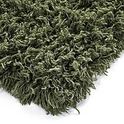 Ryetepper - Fassale Hand Woven Wool Shaggy (mosegrønn)