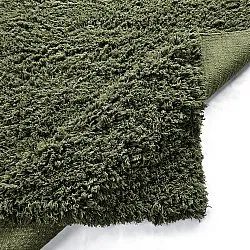 Ryetepper - Fassale Hand Woven Wool Shaggy (mosegrønn)