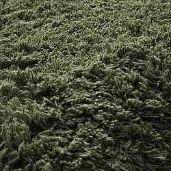 Ryetepper - Fassale Hand Woven Wool Shaggy (mosegrønn)