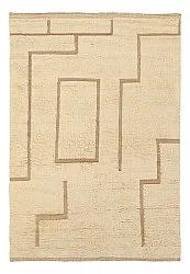 Ryetepper - Kiberg Hand Woven Wool Shaggy (krem)