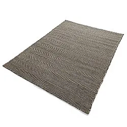 Ullteppe - Larkana (beige/svart)