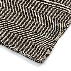 Ullteppe - Larkana (beige/svart)