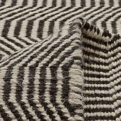 Ullteppe - Larkana (beige/svart)