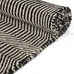 Ullteppe - Larkana (beige/svart)
