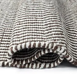 Ullteppe - Larkana (brun/hvit)