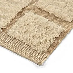 Ryetepper - Leknes Hand Woven Wool Shaggy (krem)
