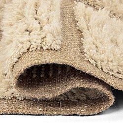 Ryetepper - Leknes Hand Woven Wool Shaggy (krem)