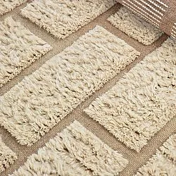 Ryetepper - Leknes Hand Woven Wool Shaggy (krem)
