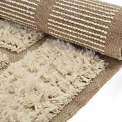 Ryetepper - Leknes Hand Woven Wool Shaggy (krem)