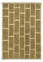 Ryetepper - Leknes Hand Woven Wool Shaggy (grønn)