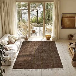 Ryetepper - Leora Natural Cotton Shaggy (brun/oliven)