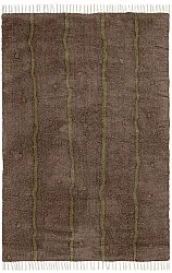 Ryetepper - Leora Natural Cotton Shaggy (brun/oliven)