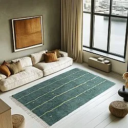 Ryetepper - Leora Natural Cotton Shaggy (grønn)