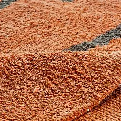 Ryetepper - Leora Natural Cotton Shaggy (oransje/brun)
