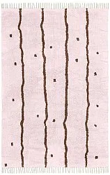Ryetepper - Leora Natural Cotton Shaggy (rosa/brun)