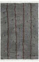 Ryetepper - Leora Natural Cotton Shaggy (svart/brun)