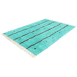 Ryetepper - Leora Natural Cotton Shaggy (turkis/brun)