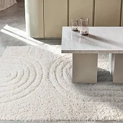 Ryetepper - Lindos Natural Cotton Shaggy (hvit)