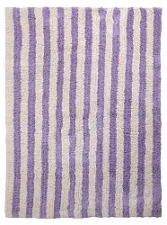 Ryetepper - Thira Stripe Cotton Shaggy (krem/lys lilla)