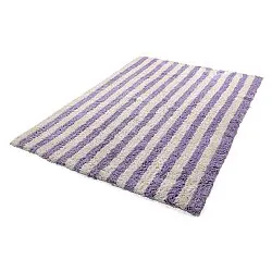 Ryetepper - Thira Stripe Cotton Shaggy (krem/lys lilla)
