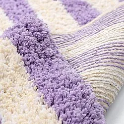 Ryetepper - Thira Stripe Cotton Shaggy (krem/lys lilla)