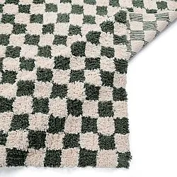 Ryetepper - Methoni Check Cotton Shaggy (krem/grønn)
