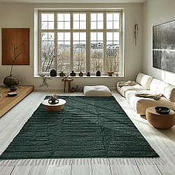 Ryetepper - Rani Natural Cotton Shaggy (grønn)