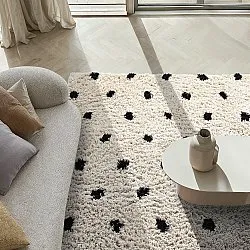 Ryetepper - Soria Natural Cotton Shaggy (offwhite/svart)
