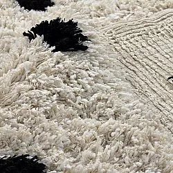 Ryetepper - Soria Natural Cotton Shaggy (offwhite/svart)