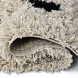 Ryetepper - Soria Natural Cotton Shaggy (offwhite/svart)