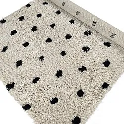 Ryetepper - Soria Natural Cotton Shaggy (offwhite/svart)