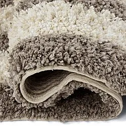 Ryetepper - Thira Stripe Cotton Shaggy (kermanvärinen/taupe)
