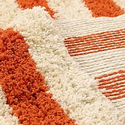 Ryetepper - Thira Stripe Cotton Shaggy (lysegul/lys oransje)