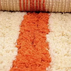 Ryetepper - Thira Stripe Cotton Shaggy (lysegul/lys oransje)