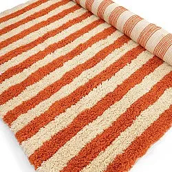 Ryetepper - Thira Stripe Cotton Shaggy (lysegul/lys oransje)