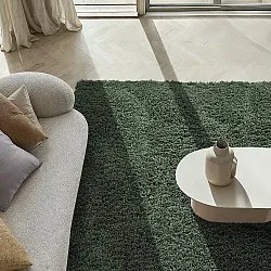 Ryetepper - Combarro Solid Cotton Shaggy (grønn)